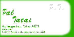 pal tatai business card